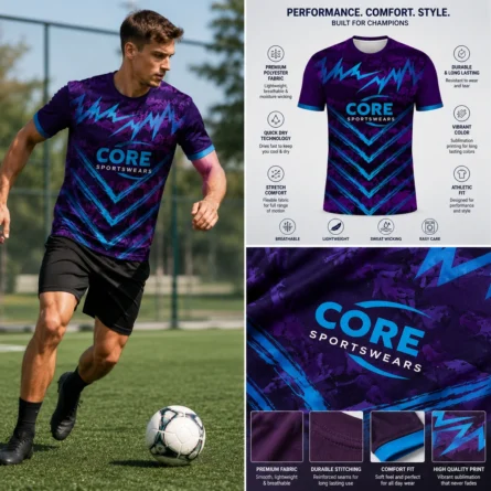 Custom Men Sublimation Soccer Jersey - Image 3