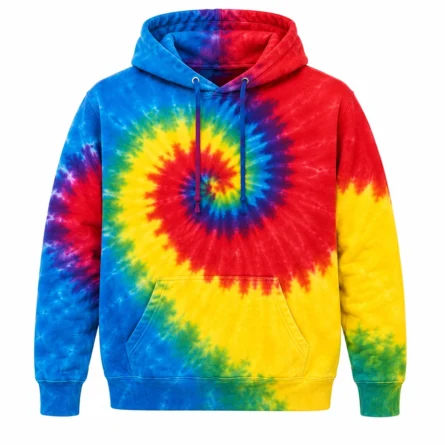 Custom Rainbow Tie-Dye Hoodie