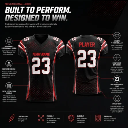 Custom Strike American football jersey - Image 5