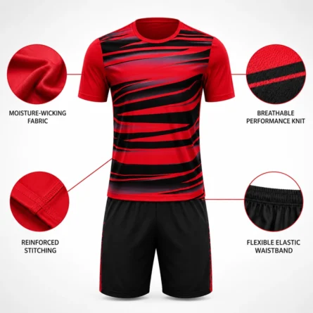 Custom Men Tennis Uniform Set - Image 4