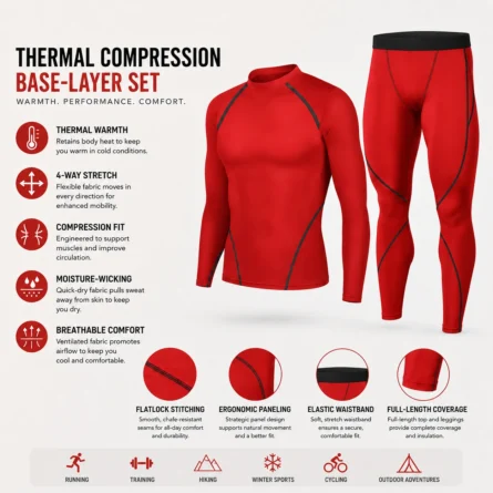 Custom Men Compression Base Layer Set - Image 2
