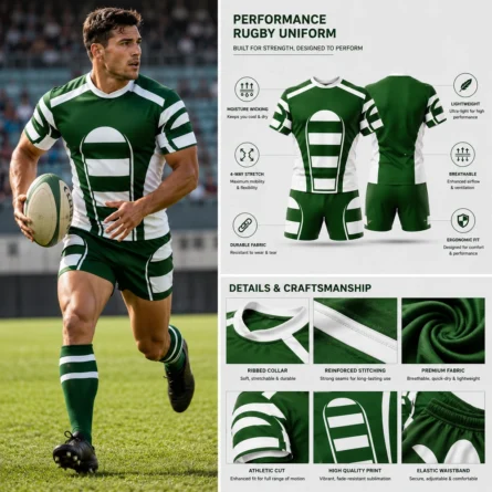 Custom sublimated  Rugby Uniform - Image 2