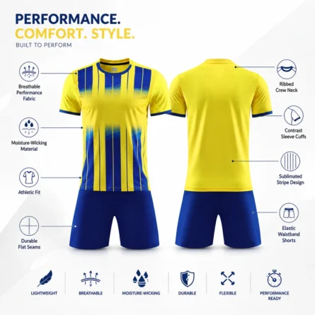 Custom Sublimated Soccer Uniform Set - Image 3