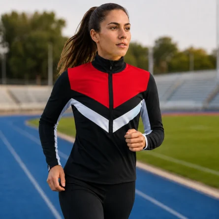 Custom Women Quarter Zip Base Layer Shirt - Image 4