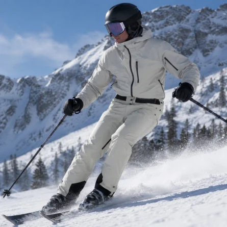 Technical Ski Pants with Reinforced Cuffs - Image 2