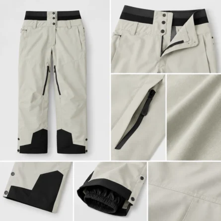 Technical Ski Pants with Reinforced Cuffs - Image 4