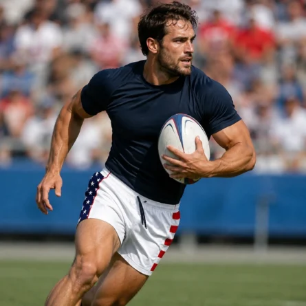 Custom USA Flag Rugby Shorts - Image 5