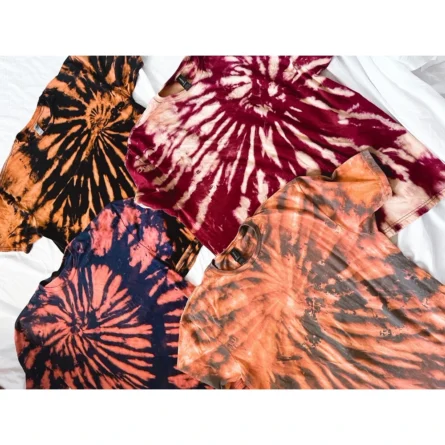 Custom Reverse Bleach Tie-Dye  T-Shirt
