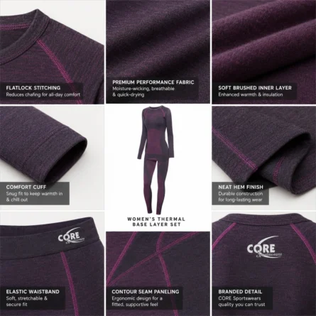 Custom Women Thermal Compression Base Layer Set - Image 4