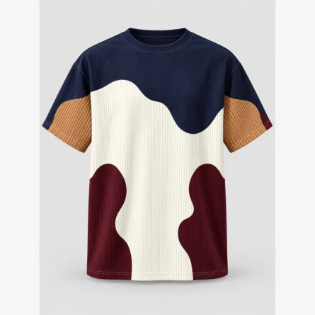 Premium Color-Block Streetwear T-Shirt - Image 2