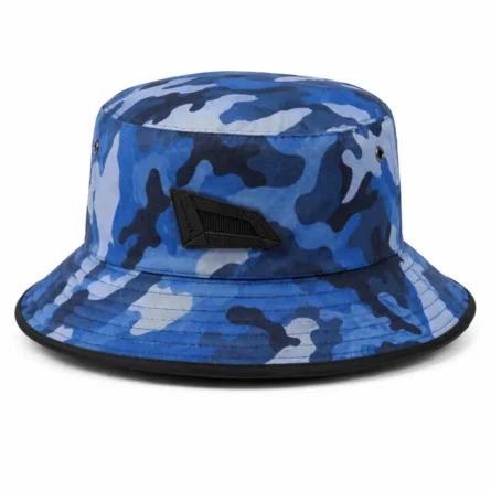 Custom Blue Camouflage Bucket Hat