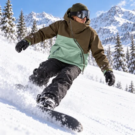 Custom Asymmetric Zippe Snow Hoodie - Image 2