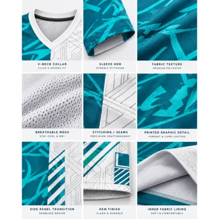 Custom Geometric Soccer Jersey - Image 5