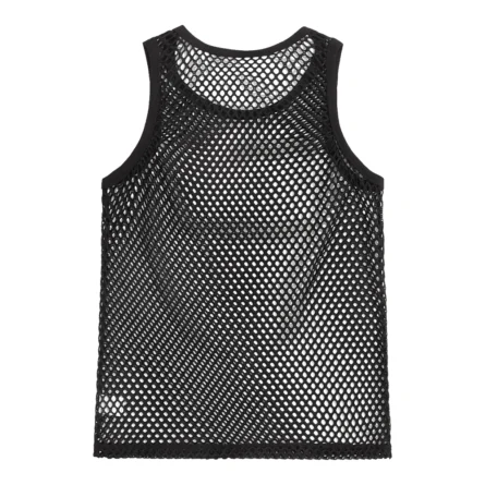 Custom Black Mesh Tank Top/Singlet
