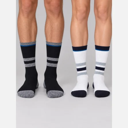 Custom Unisex Striped Athletic Crew Socks