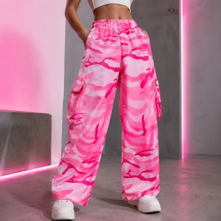 Custom Camo Women Sweat Pants Oversized