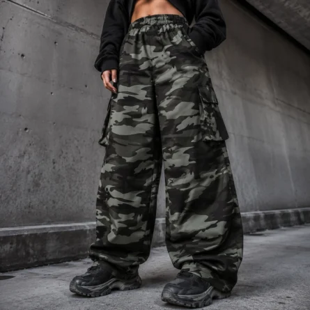 Custom Camo Sweat Pants Oversized - Image 1