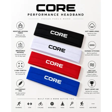 CORE Performance Sports Headband - Image 5