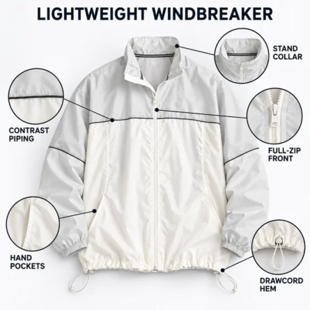 Custom white snowboard jacket - Image 3
