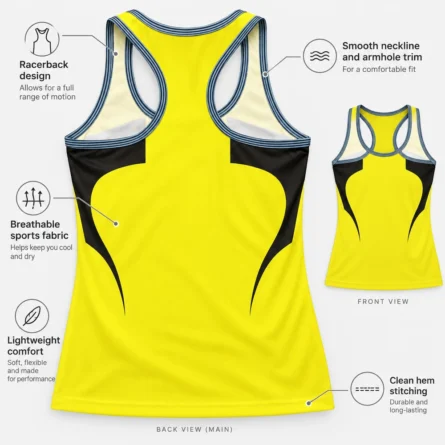 Custom Women Graphic Tank Top/Singlet - Image 3