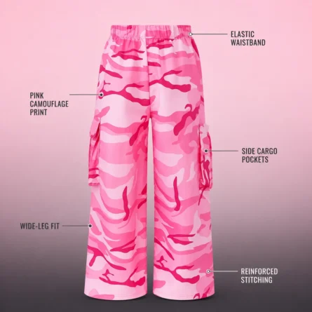 Custom Camo Women Sweat Pants Oversized - Image 3