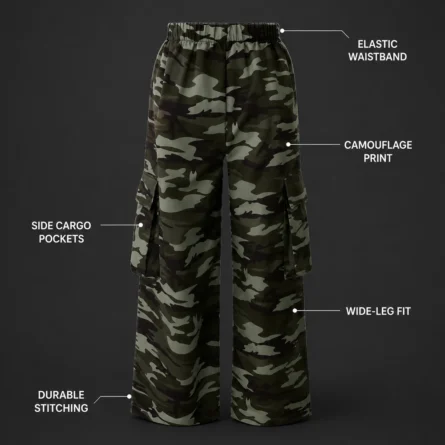 Custom Camo Sweat Pants Oversized - Image 3