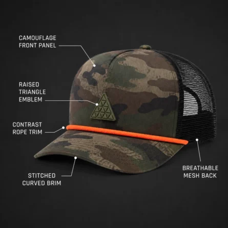 Custom Camo Trucker Cap - Image 3