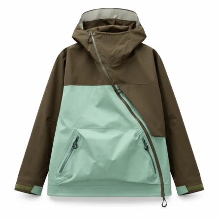Custom Asymmetric Zippe Snow Hoodie
