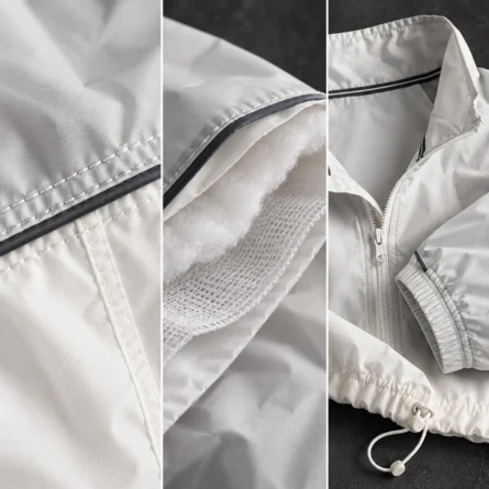 Custom white snowboard jacket - Image 4