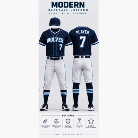 Custom Modern Baseball Uniform Set - Image 2