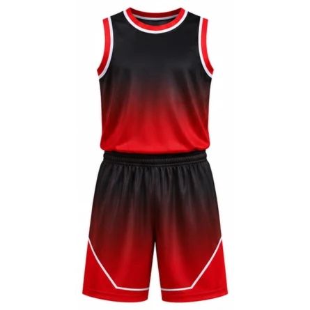 Custom Gradient Basketball Uniform Set - Image 1
