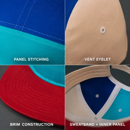 Custom 5-Panel Colorblock Cap - Image 3