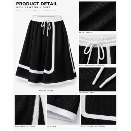 Custom Women Oversized Mesh Bottoms - Image 4