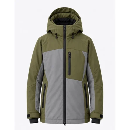 Custom Men Olive Snowboard Jacket