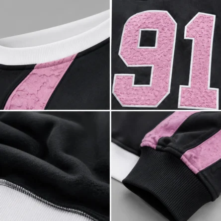 Custom Off-Shoulder Crop Sweatshirt - Image 5