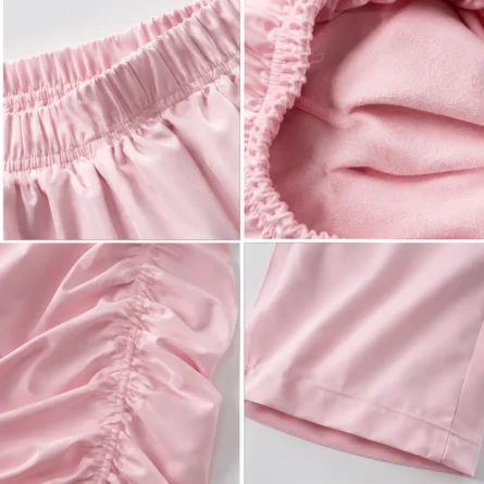 Custom Cloud Drape Pink Pants - Image 2