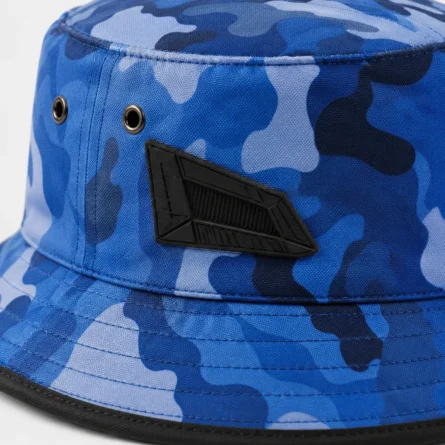 Custom Blue Camouflage Bucket Hat - Image 2
