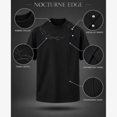 Custom Asymmetric Premium Streetwear T-Shirt - Image 4