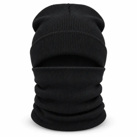 Custom Rib-Knit Beanie & Neck