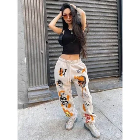 Graffiti Graphic Streetwear Sweatpants