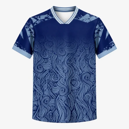 Custom Midnight Wave Soccer Jersey
