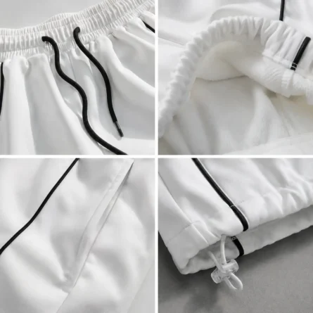 Custom-Piping Baggy Sweatpants - Image 2