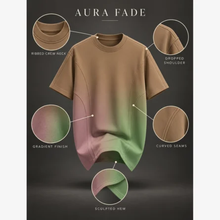 Custom Premium Gradient Oversized T-Shirt - Image 2