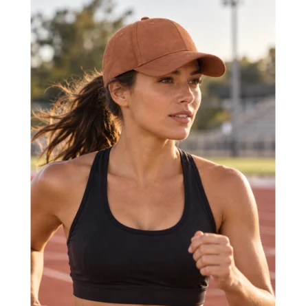 Premium Brown Suede-Look Baseball Cap - Image 3