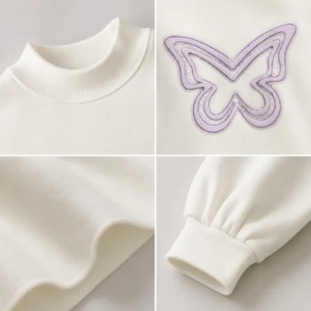 Custom Luna Butterfly Cropped Sweatshirt - Image 4