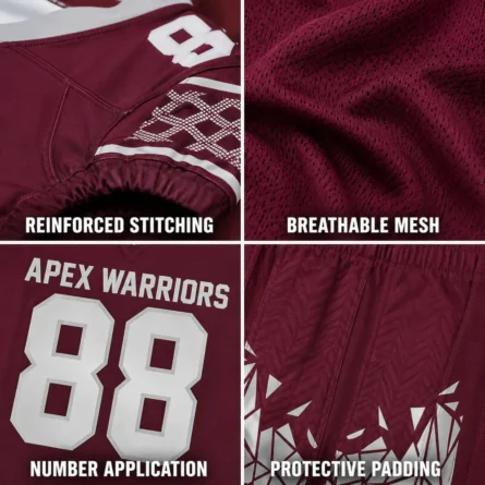 Custom Apex American Football Uniform Set - Image 2