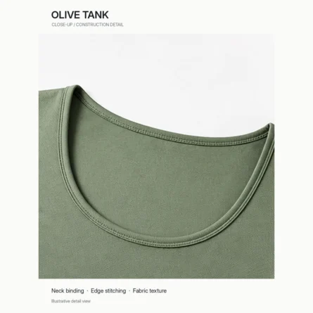 Custom Curved Hem Longline Singlet - Image 2