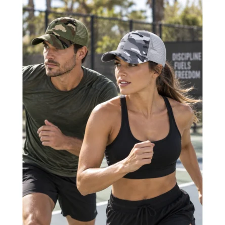 Custom Camouflage Mesh Trucker Cap - Image 6