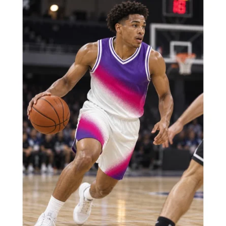Custom Halftone Basketball Uniform Set - Image 2