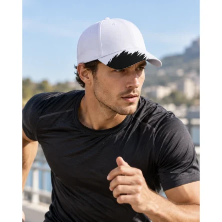 Custom Brushstroke Sports Cap - Image 3